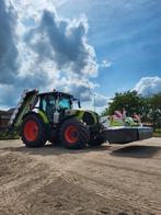 Maaien , voordroog hooi en stro
