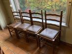 4 stoelen, Huis en Inrichting, Ophalen, Gebruikt, Bruin, Klassiek