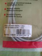 USB 2.0 kabel AM/BM NIEUW, Nieuw, Ophalen of Verzenden