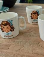 2 bekers chocoladebekers California nostalgie 7 euro stuk, Ophalen of Verzenden