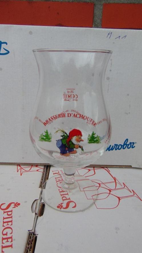 La Chouffe Bierglazen 25 cl doos van 6 stuks M11 Durobor, Verzamelen, Glas en Drinkglazen, Nieuw, Bierglas, Ophalen of Verzenden