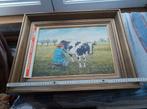 Peinture d'une vache laitière, par Odette Deweirdt, Enlèvement ou Envoi