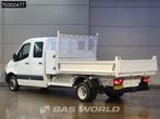 Mercedes Sprinter 514 CDI Kipper met Kist Dubbel Cabine Dubb, Auto's, Stof, Gebruikt, Euro 6, Wit