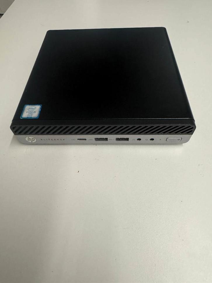HP Elitedesk 800 G3 Mini desktop, Computers en Software, Desktop Pc's, Zo goed als nieuw, 2 tot 3 Ghz, SSD, 8 GB, Met videokaart