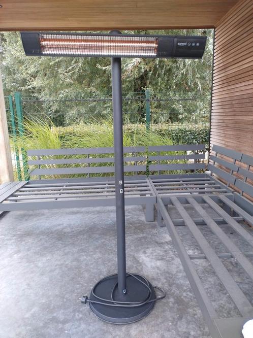Terrasverwarmer infrarood Sunred Royal Diamond Dark, Tuin en Terras, Terrasverwarmers, Nieuw, Elektrisch, Vloer, Draaibaar, Waterbestendig
