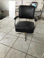 vintage kapperstoel, Huis en Inrichting, Stoelen, Ophalen, Gebruikt, Zwart, Vintage