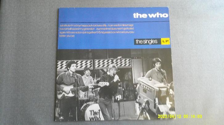 The Who – The singles (LP), Cd's en Dvd's, Vinyl | Rock, Gebruikt, Ophalen of Verzenden