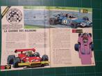 Matra - Lotus - article illustré - 1969, Verzamelen, Merken en Reclamevoorwerpen, Ophalen of Verzenden, Gebruikt, Overige typen