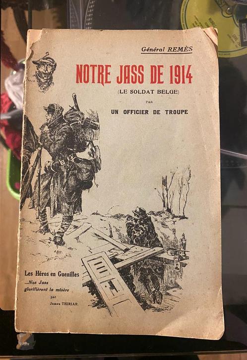 Notre Jass de 1914, Général Remès *ultra rare, Livres, Guerre & Militaire, Général