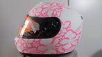 Mooie nieuwe wit-roze helm, Motoren, Kleding | Motorhelmen, Nieuw met kaartje, HJC, Integraalhelm, M