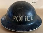 Militaria - WO 2 - Originele Britse police Tommy helm - 1939, Autres, Enlèvement ou Envoi, Casque ou Béret