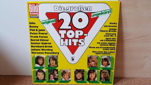 DIE GROSSEN 20 TOP HITS - (1976) (LP) (33T), Cd's en Dvd's, Vinyl | Overige Vinyl, Zo goed als nieuw, 10 inch, Verzenden