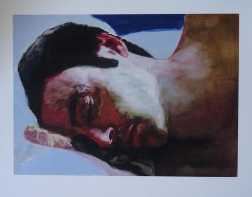 Zeefdruk van Hans Bruyneel getiteld The Dreamer, Antiek en Kunst, Kunst | Litho's en Zeefdrukken, Ophalen of Verzenden