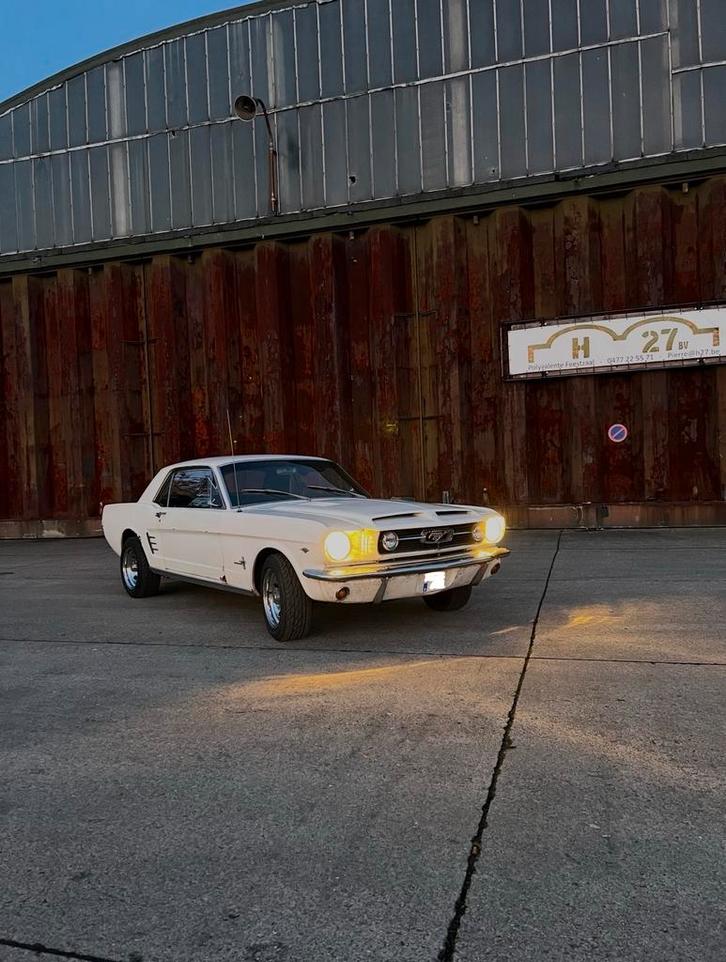 289 coupe, Autos, Ford USA, Particulier, Mustang, Essence, Coupé, 2 portes, Automatique, Blanc, Noir, Cuir synthéthique, Propulsion arrière