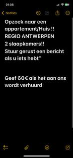 Appartement gezocht