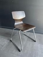 Vintage stoel: 'Adam Stegner Pagholz Flötotto', Huis en Inrichting, Stoelen, Ophalen, Gebruikt, Bruin, Vintage