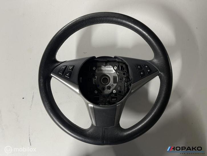 Sportstuur leder BMW 5 serie E60 E61 - draaisleutel, Auto-onderdelen, Besturing, Gebruikt, Ophalen of Verzenden