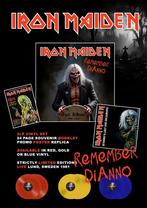 IRON MAIDEN - REMEMBER DIANNO - 2 lp BLAUW vinyl, Cd's en Dvd's, Vinyl | Hardrock en Metal, Ophalen of Verzenden