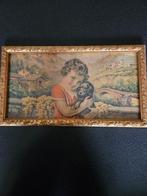 Mooi vintage schilderij van Antonio Collino in mooi kader, Ophalen of Verzenden