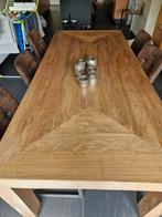 Houten tafel met stoelen, Huis en Inrichting, Tafels | Eettafels, Ophalen, Gebruikt