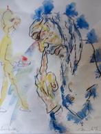 Origineel zelfportret van Fred Bervoets, Ophalen