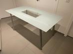 Bureau en verre (Très bon état), Maison & Meubles, Enlèvement, Utilisé, Bureau