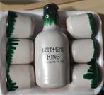 Bouteille et tasses en grès céramique, Enlèvement