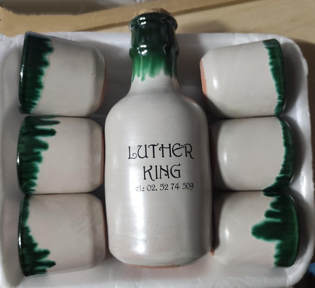 Bouteille et tasses en grès céramique, Antiquités & Art, Antiquités | Céramique & Poterie, Enlèvement