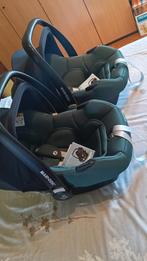 2 x CabrioFix Maxi Cosi, i-size, groene bekleding!, Ophalen, Autogordel of Isofix, Zo goed als nieuw, 0 t/m 13 kg