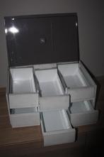 Box Muziek Cassettes ( Flair ) , 72 vakken , 6 schuiven, Opbergen muziek cassettes, Gebruikt, Ophalen of Verzenden