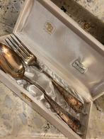 Antiek verzilverd sla bestek, Antiek en Kunst, Ophalen of Verzenden