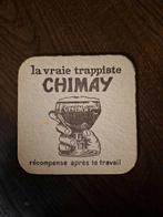 Sous bock trappiste Chimay 2, Envoi, Comme neuf, Sous-bock, Autres marques