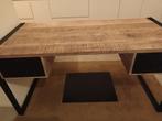 Bureau mangohout nieuwstaat, Ophalen of Verzenden, Zo goed als nieuw, Bureau