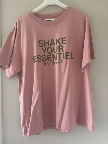 Essentiel Antwerp t shirt, Manches courtes, Rose, Comme neuf, Enlèvement