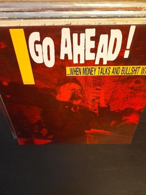 lp - go ahead - when money talks and bullshit walks, Cd's en Dvd's, Vinyl | Hardrock en Metal, Zo goed als nieuw, Ophalen of Verzenden