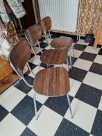 Oude vintage Formica stoelen uit de jaren 60 in perfecte sta, Huis en Inrichting, Stoelen, Ophalen, Vintage, Zo goed als nieuw