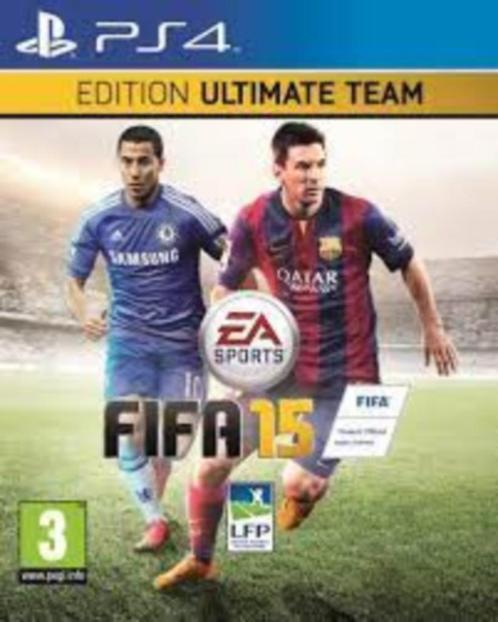 PS4-game FIFA 15: Ultimate teameditie., Games en Spelcomputers, Games | Sony PlayStation 4, Zo goed als nieuw, Simulatie, 3 spelers of meer