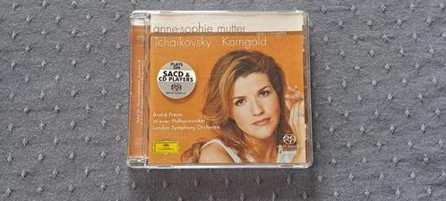 Anne-sophie mutter tchaikovsky korngold violin conceros, Cd's en Dvd's, Cd's | Klassiek, Ophalen of Verzenden
