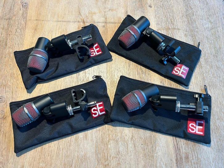 SE V Beat drummicro's, Muziek en Instrumenten, Microfoons, Zo goed als nieuw, Instrumentmicrofoon, Draadloos, Ophalen