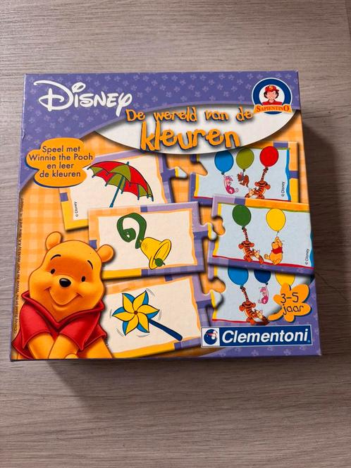 Kleurenspel Winnie The Pooh, Hobby en Vrije tijd, Gezelschapsspellen | Kaartspellen, Zo goed als nieuw, Een of twee spelers, Drie of vier spelers