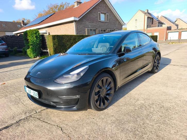 Tesla Model 3 Performance 2022 * Warmtepomp * AMD Ryzen, Auto's, Tesla, Particulier, Model 3, 360° camera, 4x4, ABS, Achteruitrijcamera