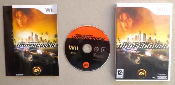 Need for Speed Undercover voor de Nintendo Wii Compleet, Games en Spelcomputers, Games | Nintendo Wii, Gebruikt, Ophalen of Verzenden