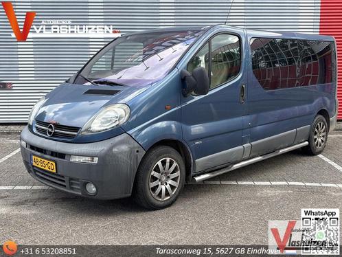 Opel Vivaro 1.9 CDTI L2H1 DC € 2.450 NETTO  | Leder | Bijrij, Auto's, Bestelwagens en Lichte vracht, Bedrijf, ABS, Schuifdeur