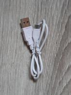 Verlengsnoer voor micro usb 50 cm wit, Ophalen of Verzenden, Nieuw
