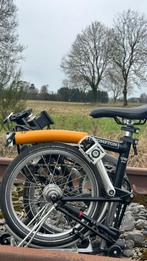 Brompton M6R zwarte naafdynamo 6 versnellingen, model 2021, Ophalen, Brompton, 14 tot 16 inch, Versnellingen