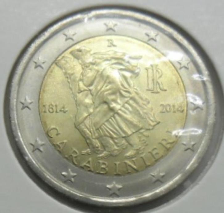 2 euro herdenking 2014 Italië „Carabinieri”. UNC., Postzegels en Munten, Munten | Europa | Euromunten, Losse munt, 2 euro, Italië