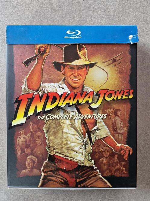 Coffret films Blu-Ray Indiana Jones The Complete Adventures, CD & DVD, Blu-ray, Comme neuf, Aventure, Coffret, Enlèvement ou Envoi