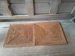 2 rieten onderleggers, Huis en Inrichting, Ophalen of Verzenden