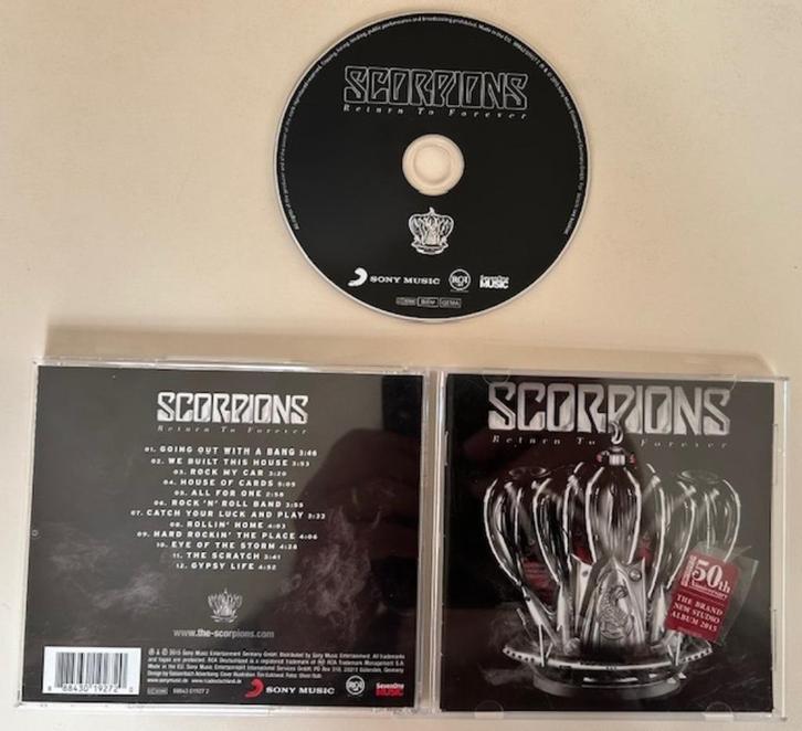 CD SCORPIONS - RETURN TO FOREVER - MEINE SCHENKER JABS, Cd's en Dvd's, Cd's | Hardrock en Metal, Zo goed als nieuw, Ophalen of Verzenden