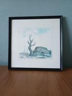 De Brandkuil - Dirk Baksteen, Antiek en Kunst, Kunst | Etsen en Gravures, Ophalen